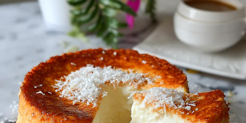Brazilian Coconut Flan (Pudim de Coco)