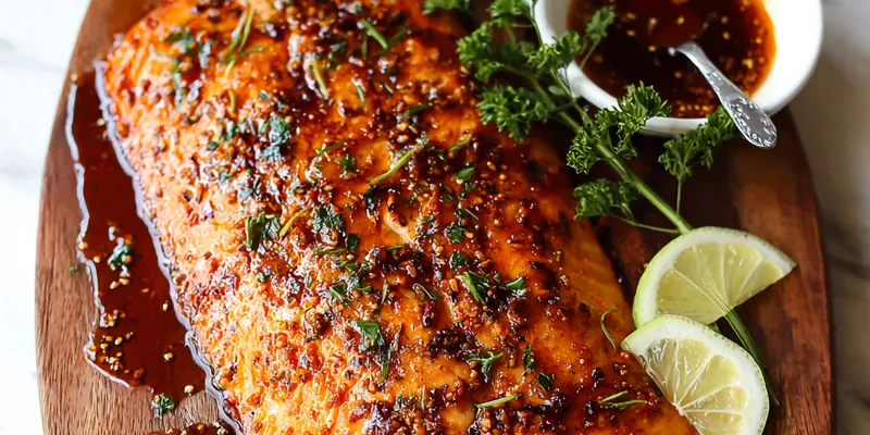 Glazed Brown Sugar Soy Sauce Salmon