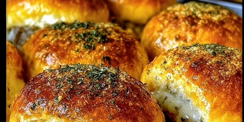 Gourmet garlic parmesan cheeseburger with melted cheese, garlic aioli, and toasted brioche bun, garnished with fresh herbs on a wooden board