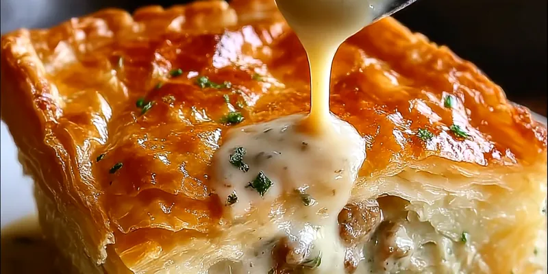 Sausage Gravy Puff Pie